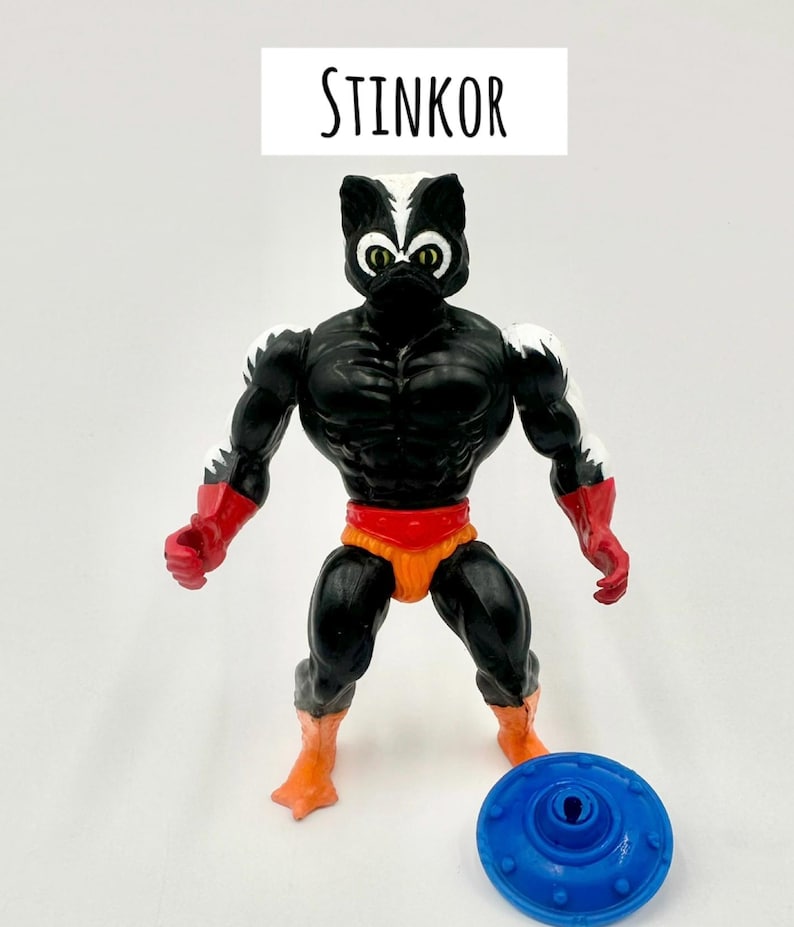 Vintage 1980s Mattel He-Man Masters of The Universe Action Figures Stinkor
