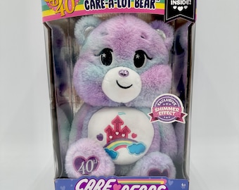 40th Anniversary Care Bear, 13 inch Care-A-Lot Bear Special Collectors Edition NIB with COA