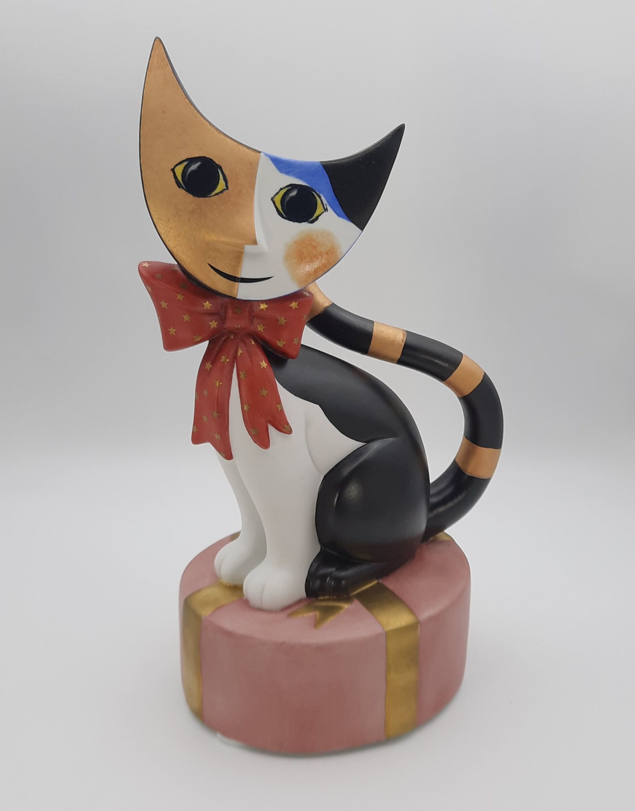 FIGURINE GOEBEL ROSINA Wachtmeister - Cats Noemi et Taddeo, porcelaine