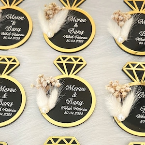 Recuerdos magnéticos de plexiglás para bodas, recuerdos magnéticos, regalos para invitados de boda, recuerdos para baby shower, recuerdos de novia, recuerdos rústicos, regalo de boda de lujo