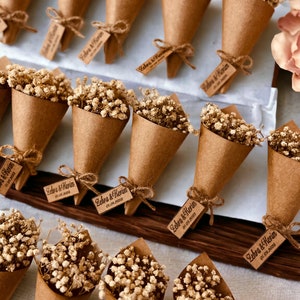 Bomboniere nuziali, mini bouquet di fiori secchi, bomboniere magnetiche per gli ospiti, regali magnetici in massa, bomboniere magnetiche, bomboniere per baby shower, festa della mamma