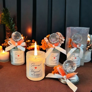 Wedding Candle Favors for Guest, Engagement Candle Favors, Bubble Candle Wedding Favor, Baptism Candle Favors, Mini Candle Bulk Party Favors