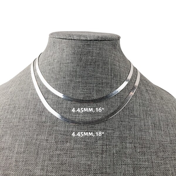 7.0mm Diamond-Cut Herringbone Chain Necklace in Solid Sterling Silver - 18" | Zales Outlet