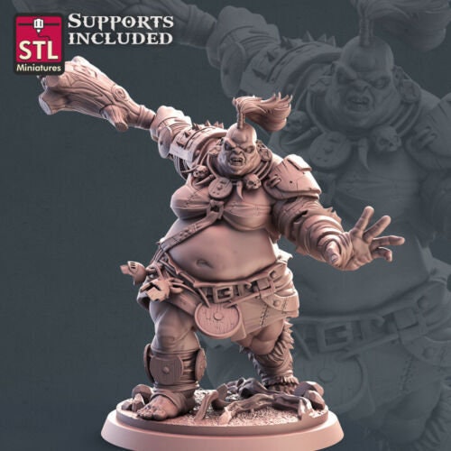Female Hill Giant/ 3D Printed/ Large Giant/ Giantess