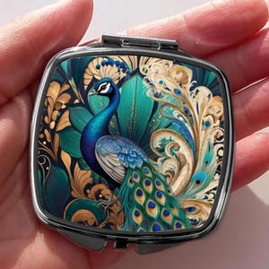 Peacock mirror 鏡　ミラー Amazon.com: NauticalMart Peacock Mirror : Home & Kitchen