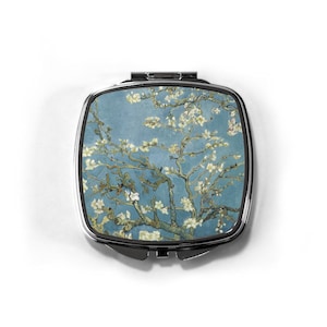 Van Gogh Compact Mirror, Almond Blossom. Past Times Pocket Mirror, Makeup Vintage Compact. Mother&#39;s Day Gift for Mum, Mom, Grandma