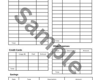 Planificador de presupuesto F.I.R.E. / Independencia financiera, seguimiento de ingresos, gastos y ahorros, seguimiento de tarjetas de crédito (descarga digital)