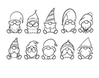 10 Santa ornament  santa faces cutting files  Cdr Png, Christmas Cdr, Cool Santa Claus, funny Christmas clipart, Christmas png