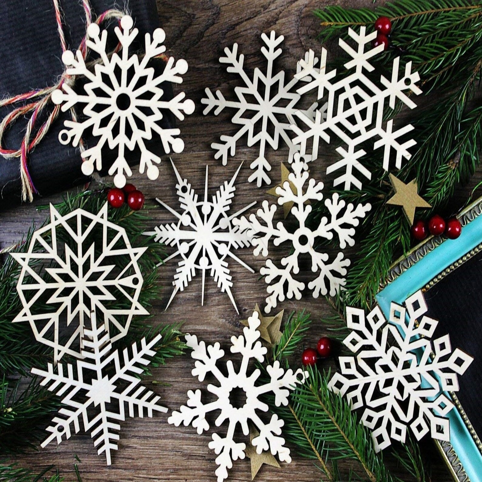 Christmas Ball Ornaments Cdr, Laser Cut File, Christmas Ornament Bundle ...