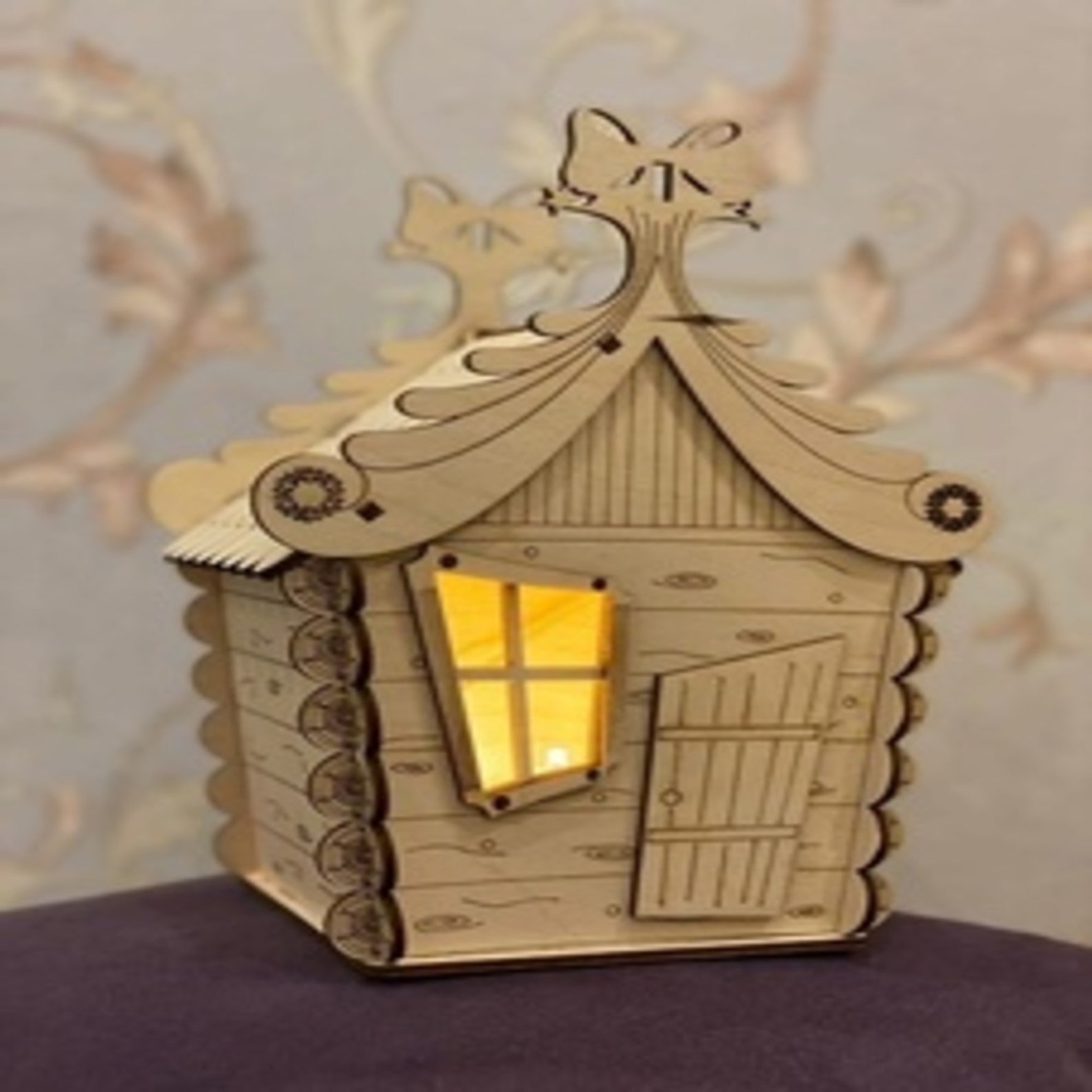 Christmas House Gift Box CDR Advent Box CDR Favor Box CDR Etsy