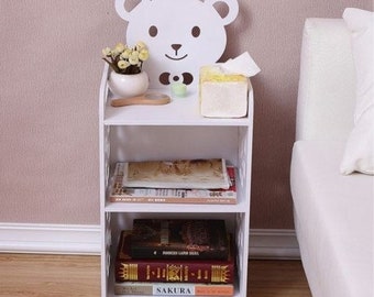 Laser Cut Kids Nightstand Teddy Bear Bedside Table DXF File Dxf-Decor- Laser Cut-Vector- Cut File For-home instant download laser table art