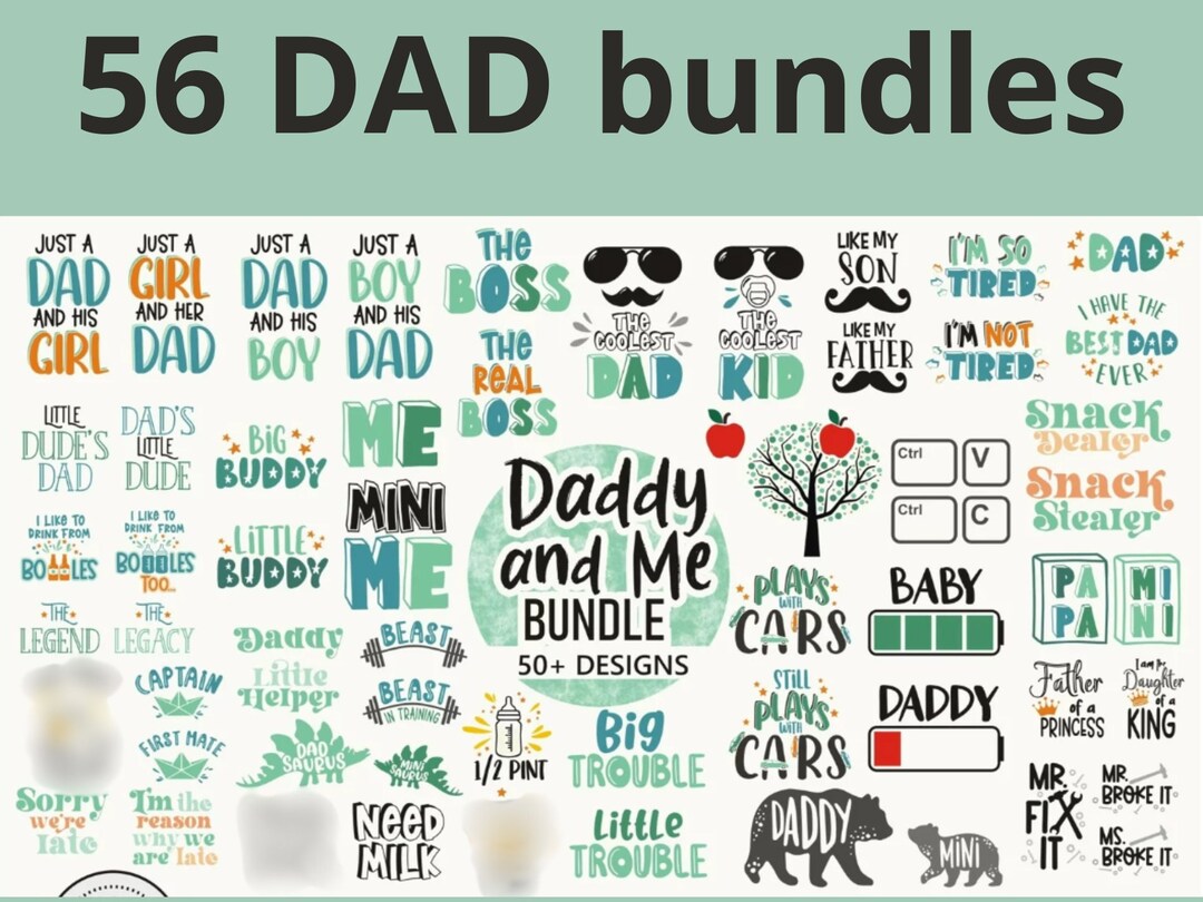 Fathers Day Svg Bundle, Dad Svg, Father Svg, Papa Svg, Best Dad Ever ...