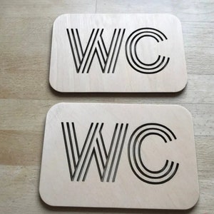 WC toilet symbool SVG-bestanden | Toiletbord gesneden bestanden | Toilet teken vectorbestanden | Toiletteken Vector | Toilet symbool CnC-bestanden