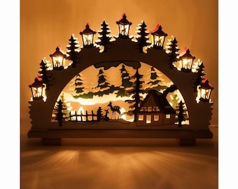 Merry Christmas Paper Cutting Light Box Template files, Shadow Paper Cut, Shadow Box Template, 3D Papercut Light Box Svg File, Thanksgiving