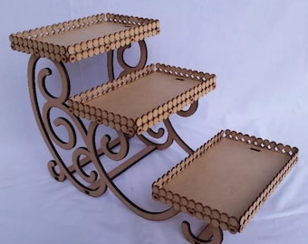 Laser Cut Cupcake Dessert Stand Cupcake Stand,Laser Cut Files, laser cut template, Vector for Laser, laser cut pattern, vector model,vector