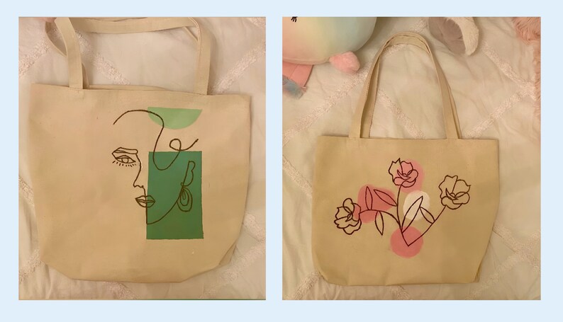 Simple Tote Bag PDF Sewing Pattern - Etsy