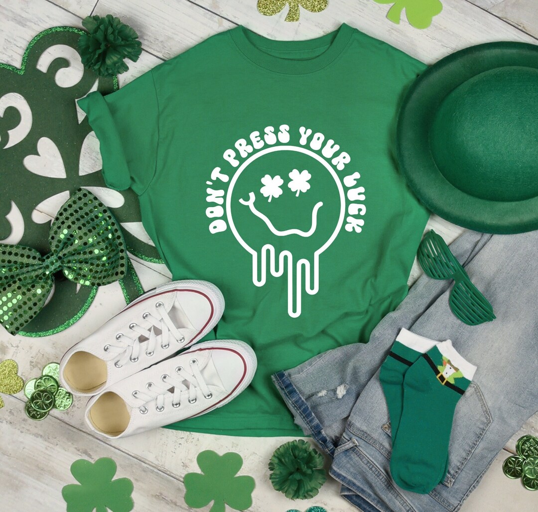 Don't Press Your Luck SVG PNG, St. Patrick's Day Svg, St Paddy's Day