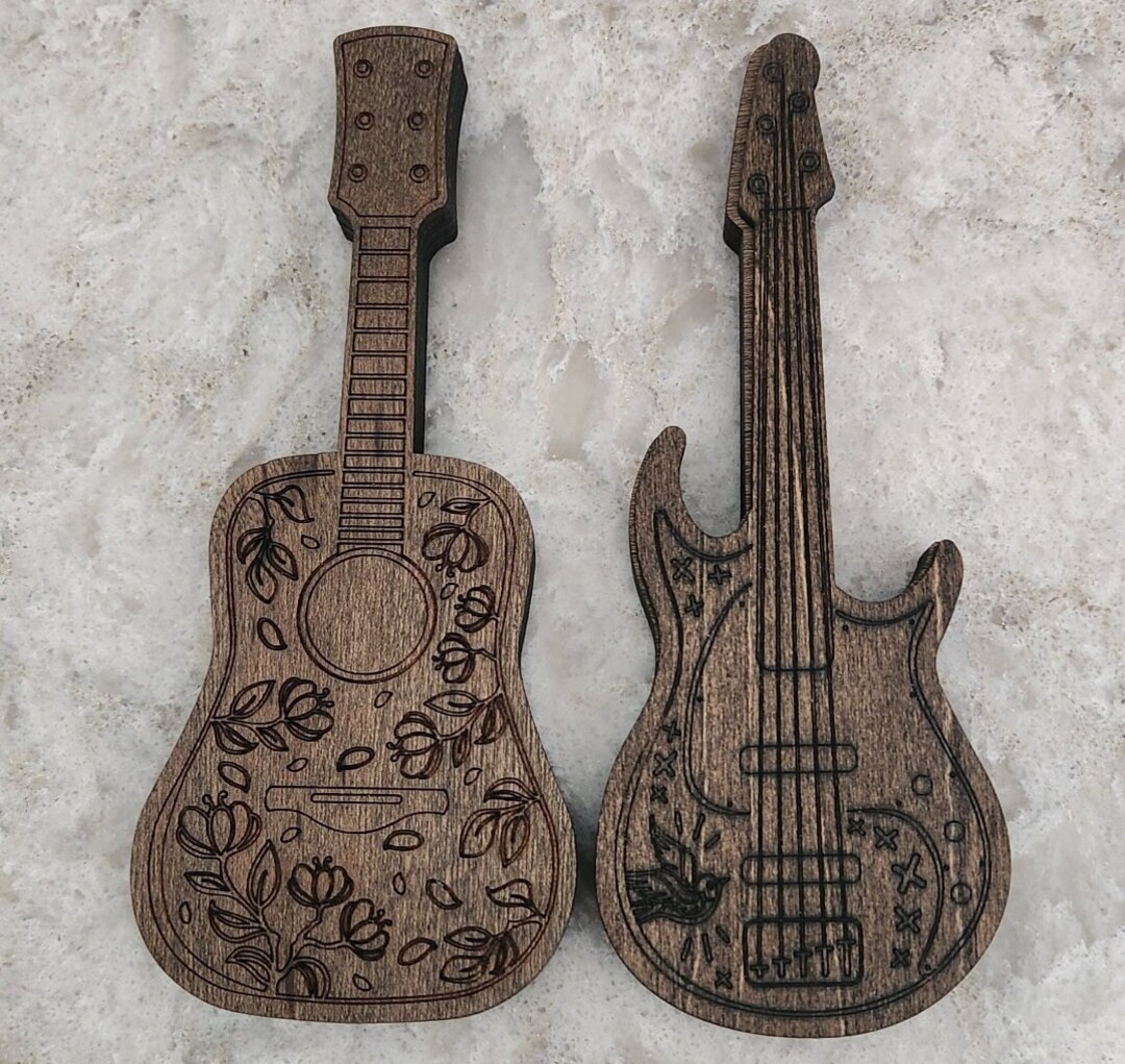 Guitar Pick Storage Box Etsy