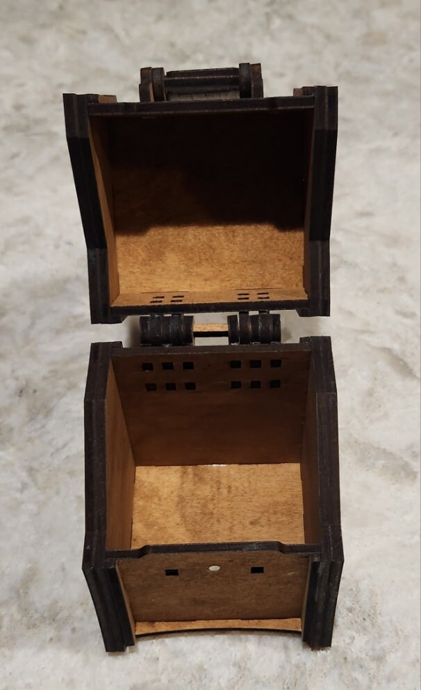 Laser Cut Wood Deck Box for Cards Magic Etsy