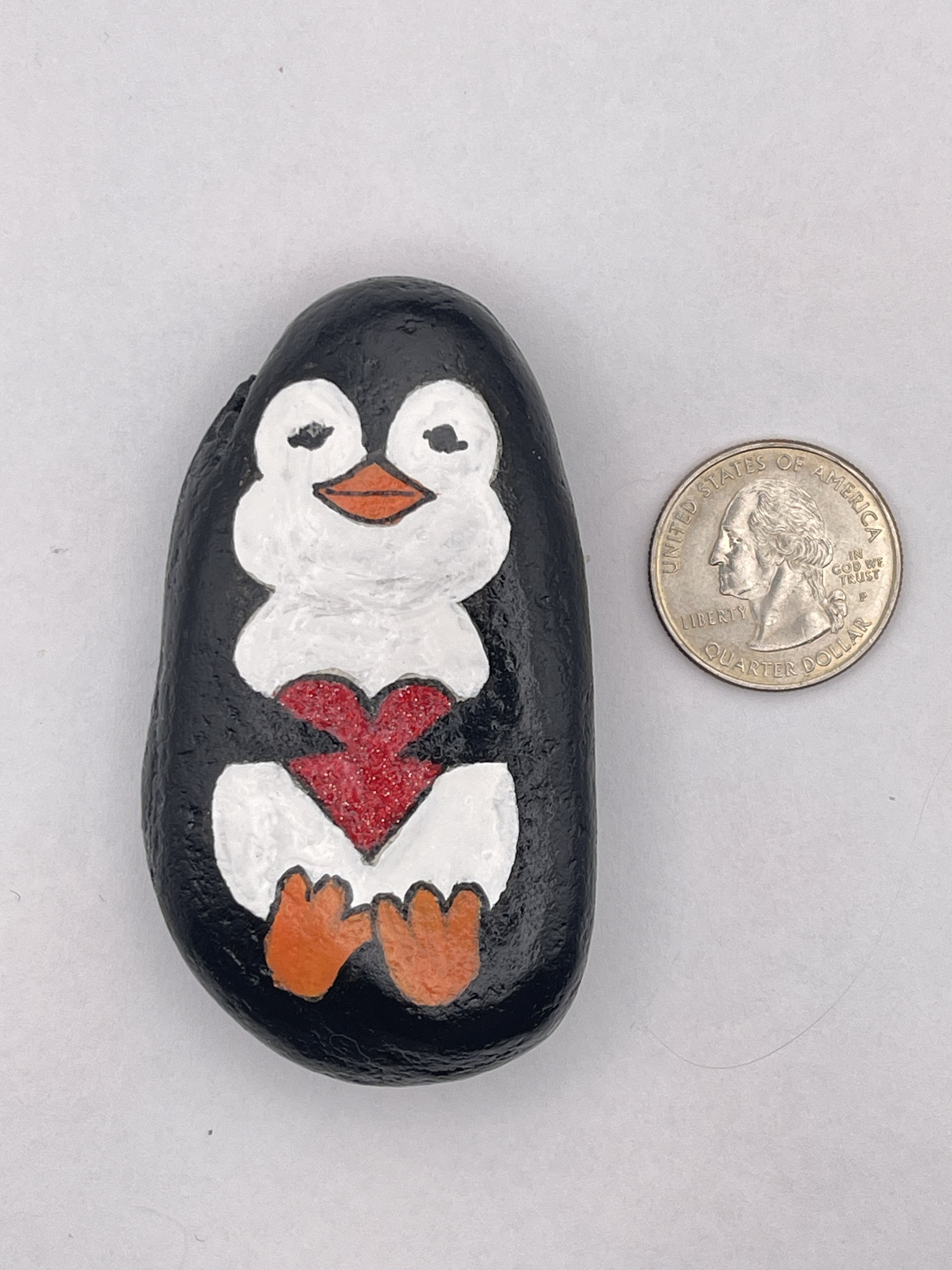 thumbnail image 2 of Personalised You Are My Penguin Red Love Pebble Card Gift Box With Names Anniver 2 of 14