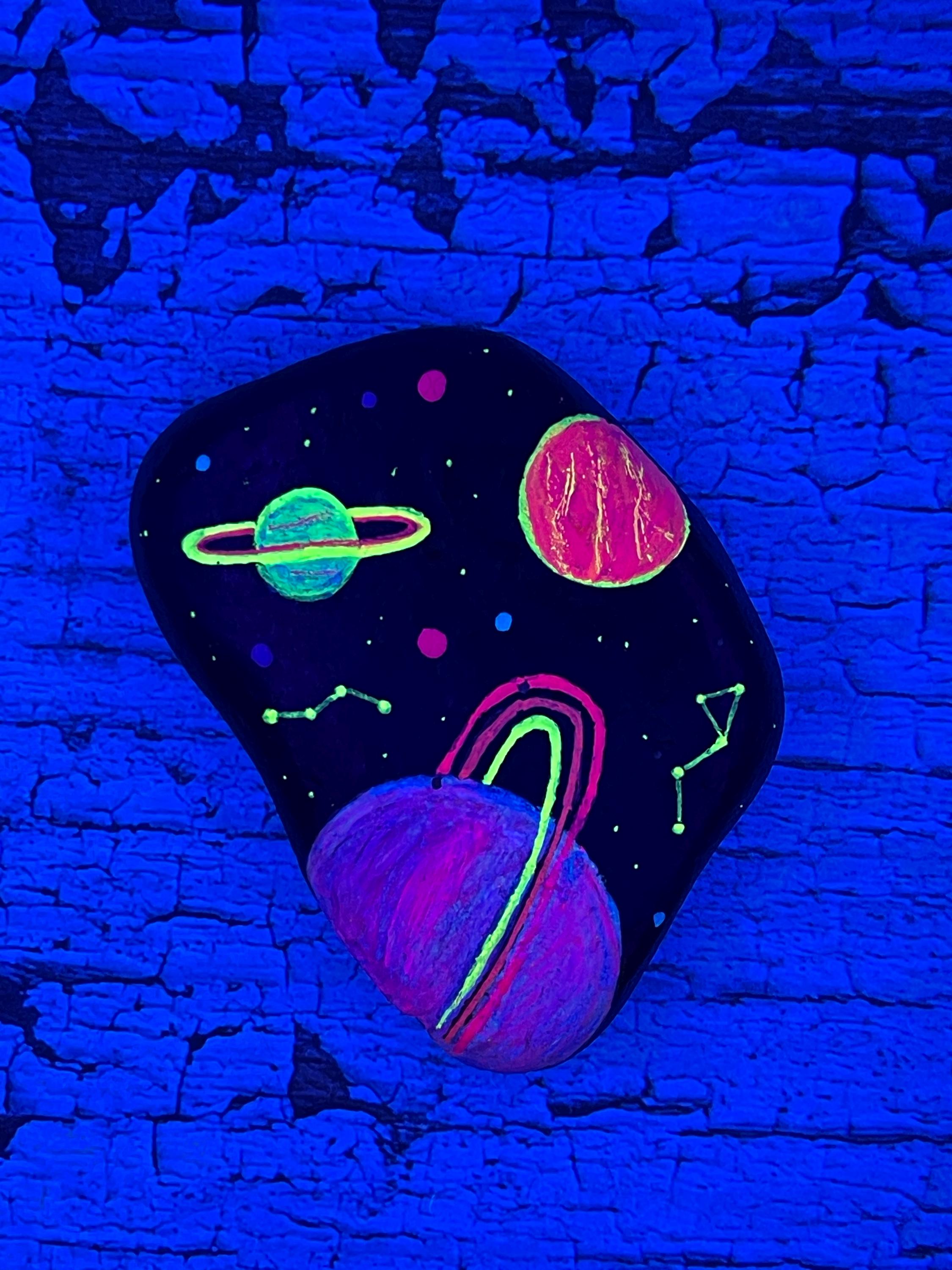 PAINTED PLANETS ブラスタ BLACK STAR PAINTED PLANETS ブラスタ BLACK STAR Space Painting using