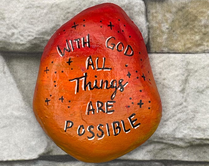 Jesus is the Anchor to My Soul, Inspirational Painted Rock, Religious ...