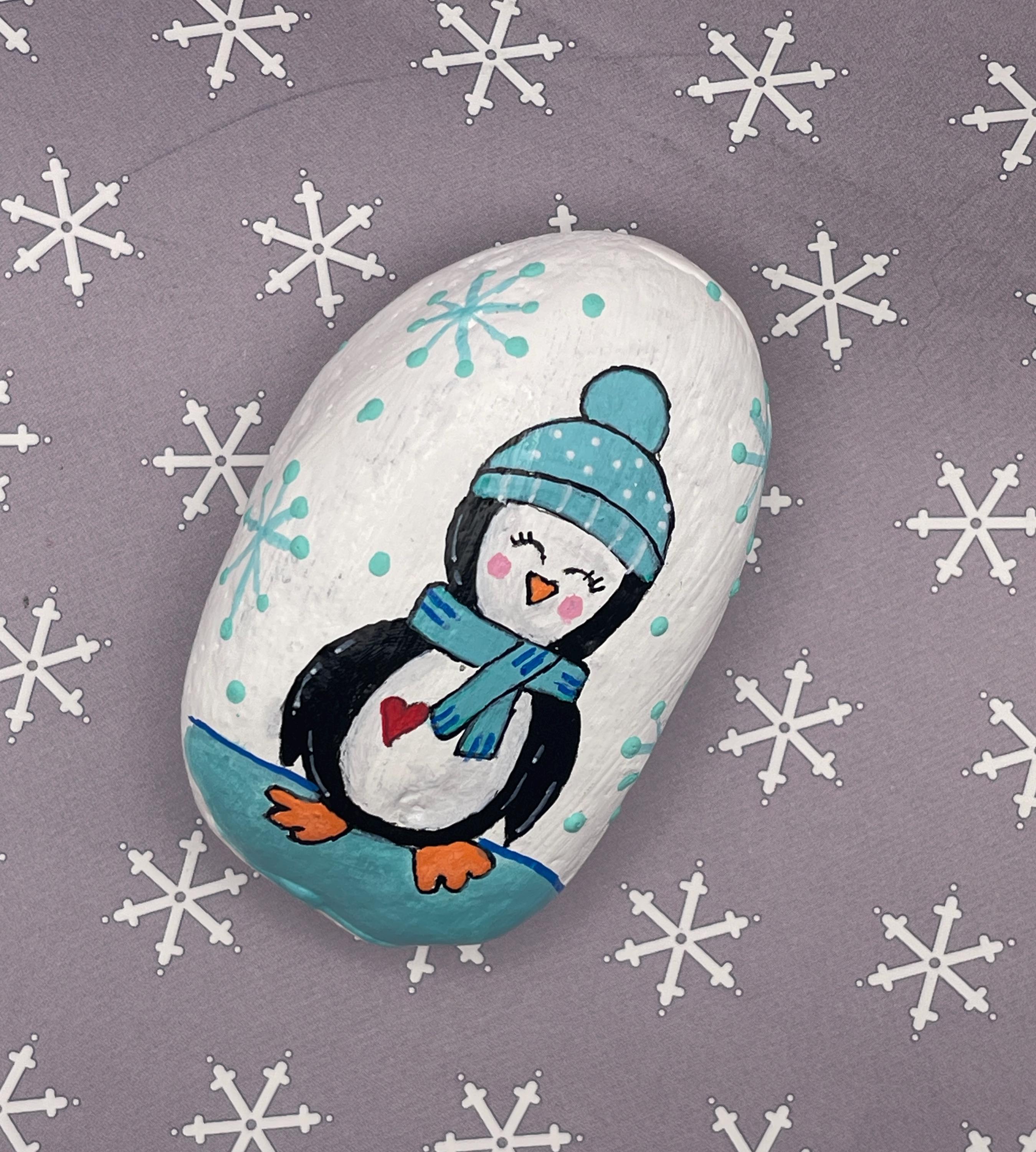 Pinguin-Schneemann Gartenflagge – Bunt, Blau-weiß, 30.5 X 45.7 Cm, Winter-Deko Für Draußen