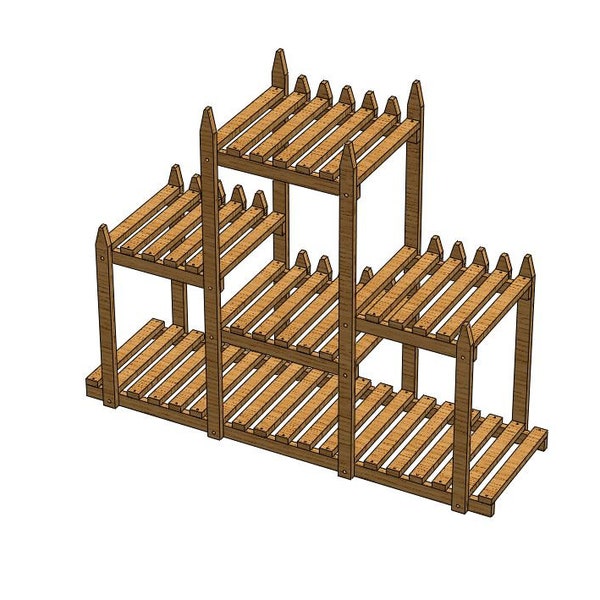 Tall Plant Stand Plan/Wood Plant Stand Plan/Plant Stand Plan/Flower Stand Plan/Flower Holder Plan/Plant Holder Plan/Pdf Pattern/Wood Project