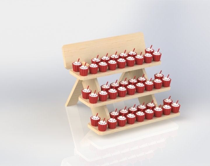 Wood Cupcake Stand/build Plans/wood Cupcake Stand Plans/build Plans ...