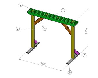 Wedding Arbor Plans/Build Plan For Wedding Arch/Arbor Plan/Wedding Pergola Plans/Wedding Alter Plan/Wedding PDF/Wood Pattern