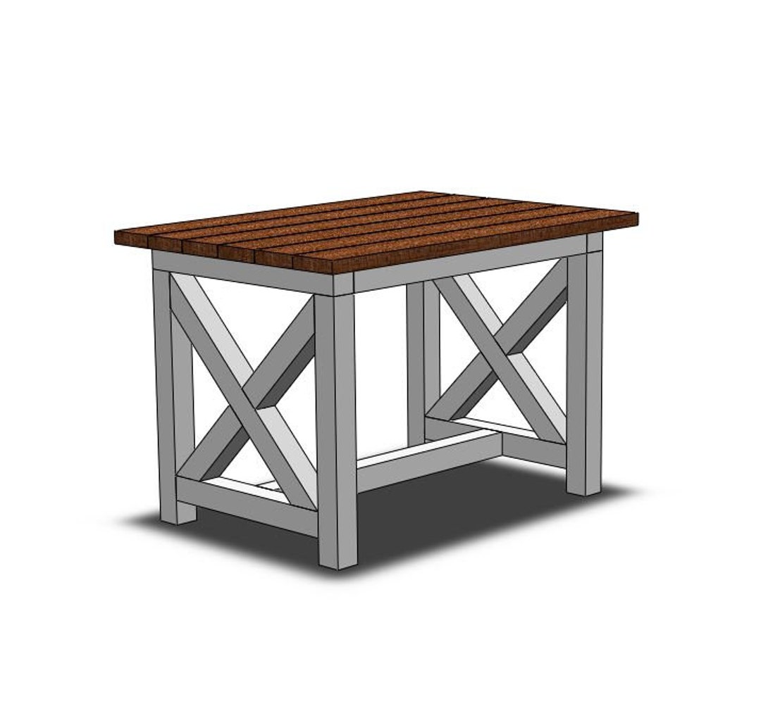 DIY Farmhouse Coffee Table Plans Woodworking Plans, DIY Furniture, DIY