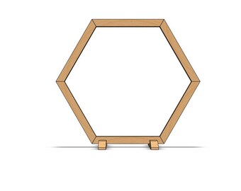 party plan jewelry companies Portable Hexagon Wedding Arbor DIY Plans PDF - Collapsible Arch Build Instructions