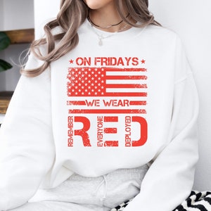 On Friday We Wear Red Shirt, We wear Red Remember Everyone Deployed, American Flag Us Veteran T-shirt, American Flag T-shirt