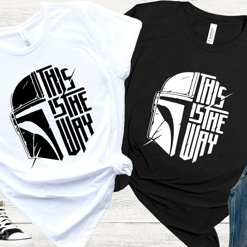 This Is The Way Shirt, Mandalorian Shirt, Mandalorian Head Shirt, Galaxy'S Edge Shirt, Galaxy Wars Shirt, Star Wars Shirt, Disney Men Shirt Teeshirtsummer