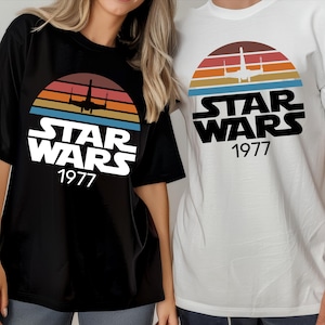 Star Wars 1977 Shirt, Star Wars Shirt, XWing Shirt, Disney Star Wars Shirt, Disney Shirt, Star Wars Gift, Retro Star Wars, Vintage Star Wars