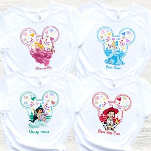 Camiseta de cumpleaños de princesa, camiseta de princesa divertida, camiseta de princesa personalizada, camiseta de Blancanieves, camiseta de Cenicienta, camiseta de cumpleañera, Tiana