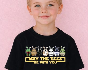 Space Easter Egg Shirt, “May the Eggs Be With You” Funny Tee, Galactic Easter Sweatshirt, Space Holiday Shirt
