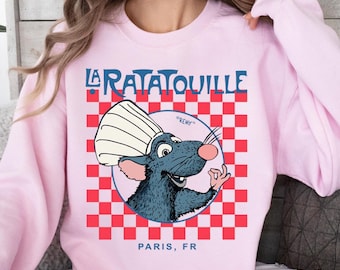 Moletom La Ratatouille, Camiseta Disney Remy, Moletom Paris Fr Remy Mouse, Suéter Little Chef Mouse, Camiseta do Filme Ratatouille da Pixar