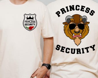 Disney Princess-beveiligingsshirt, Disney Dad-sweater, Belle en het Beest-T-shirt, WDW-T-shirt familie-uitstapje, Disney Vader-dochter T-shirt