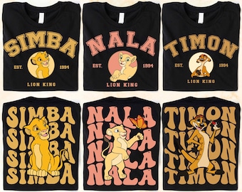 Safari King Characters Shirt, Jungle Pride Adventure Tee, No Worries Safari Shirt, Family Safari Vacation Tees