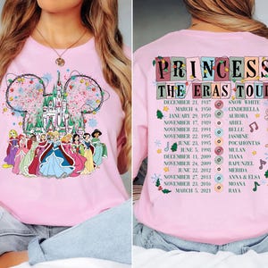 Disney Prinzessinnen Weihnachten Shirt, Disney Prinzessinnen Tour Sweatshirt, Disney Weihnachten Reise T-Shirt, BTW Prinzessinnen Pullover, Disney Urlaub T-Shirt