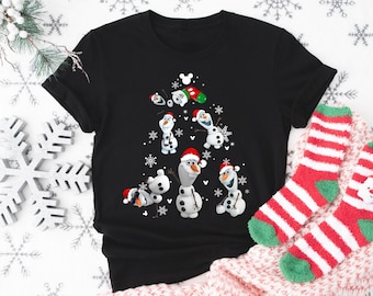 Olaf Christmas Tree Shirt,  Frozen Sweatshirt, Frozen Olaf T-Shirt, Frozen Christmas Sweater,  Christmas Shirt, Olaf Tee