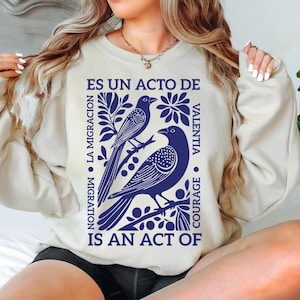 Camisa La Migración Es Un Acto De Valentía, Camiseta Migração é um Direito Humano, Suéter Ninguém é Ilegal em Terra Roubada, Camiseta End ICE Texas