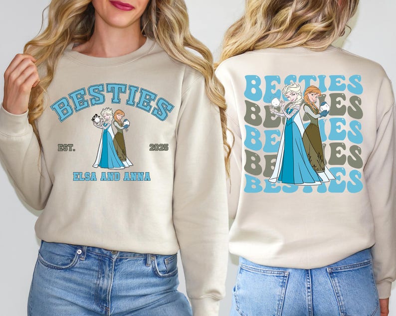 Disney Frozen Besties Shirt, Disney Frozen Anna And Elsa Sweatshirt, Disney Girls Trip Tee, Disney Besties Vacay Shirt, Magic Kingdom Shirt