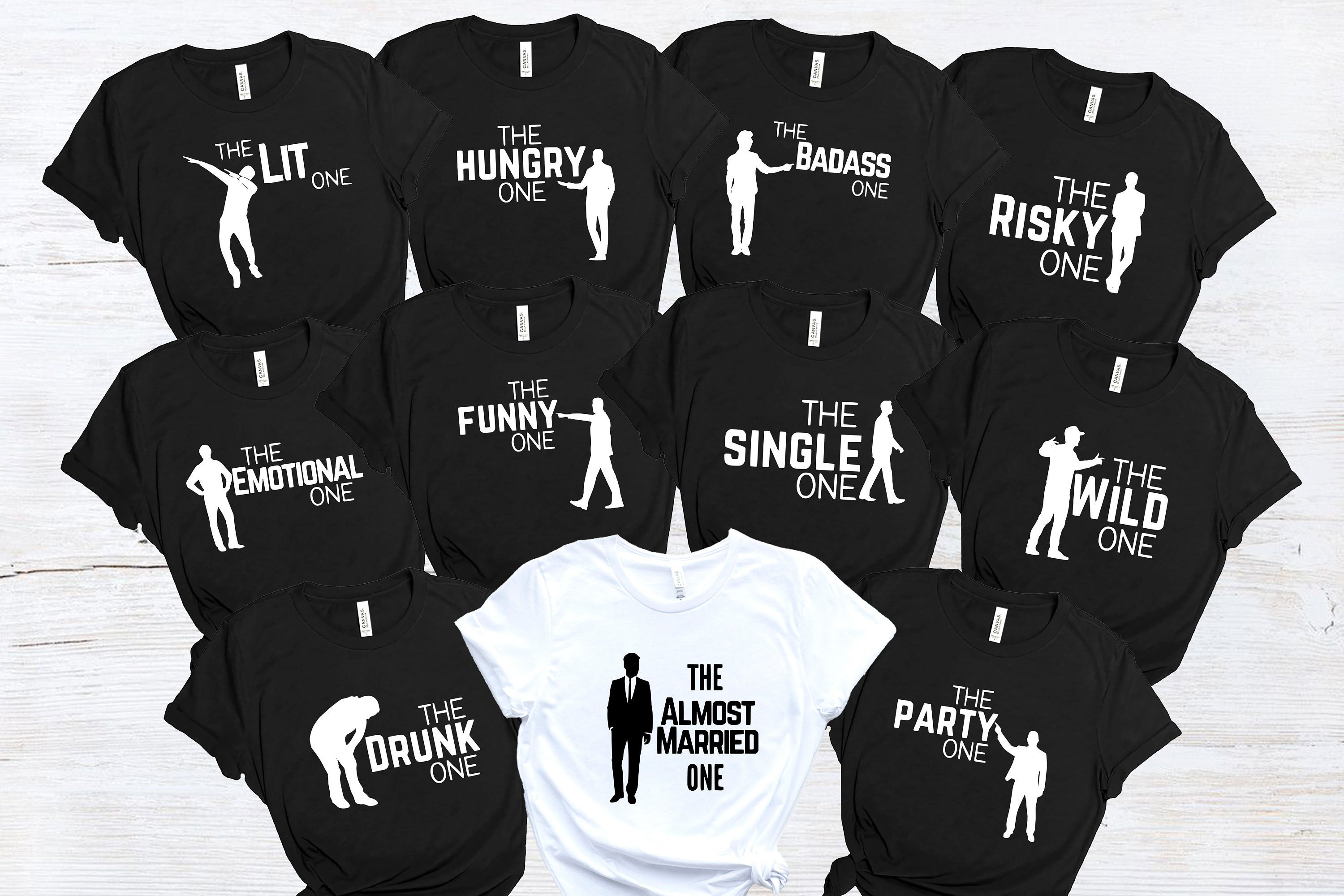 Groom Team Bachelor Party T-Shirt - 100% Cotton Engagement Party Tee For The Guys