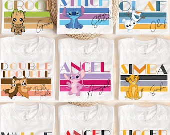 Disney All Characters Shirt, Disneyland Family Matching Shirts, Disney Trip shirt, Toy Story Shirt, Star Wars Shirt, Disney Princess Shirts