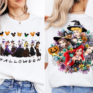 Disney Princess Halloween Shirt, Disneyland Princess T-Shirt, Trick or Treat Sweatshirt, Spooky Princess Shirts, Disney Halloween Trip Tees