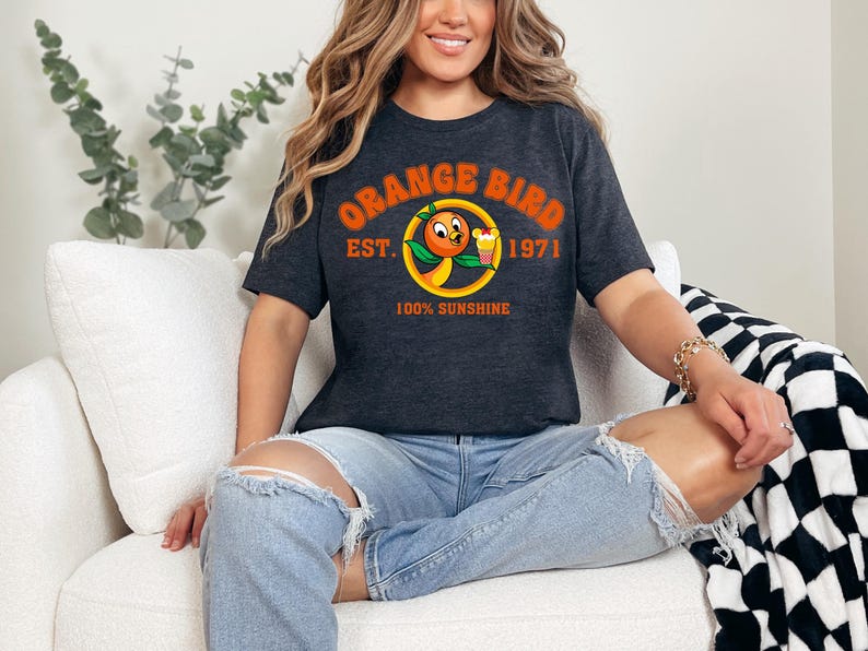 Orange Bird Sunshine Shirt, Orange Bird Shirt, Orange Bird Trip Shirt, Vacation Shirt, Disneyworld Orange Bird Tee, Disneyland Bird Tee image 7