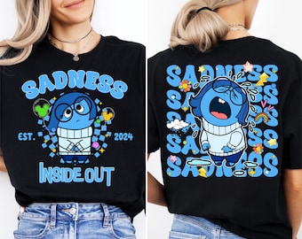 Disney Inside Out Sadness Shirt, Inside Out Pixar Sweater, Disney Emotion Sweatshirt, Disney Vacay T-Shirt, Disney Pixar Fest Sweater