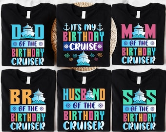 Familie Geburtstagskreuzfahrt Shirts, benutzerdefinierte Geburtstagskreuzfahrt Shirt, Cruise Squad Shirt, Strand Geburtstag Urlaub Shirt, Geburtstagsreise Shirt